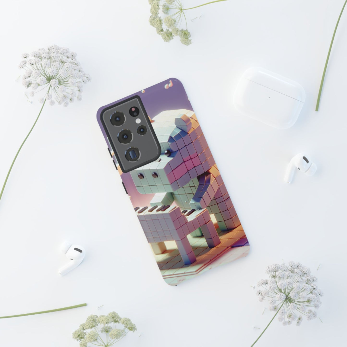 Cube Piano Piggy Ultra-Tough Phone Case