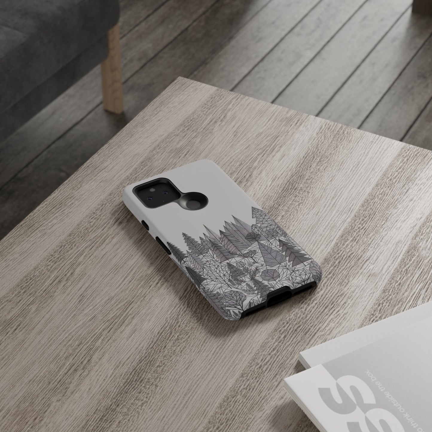 Geometric Monochrome Woodland Ultra-Tough Phone Case