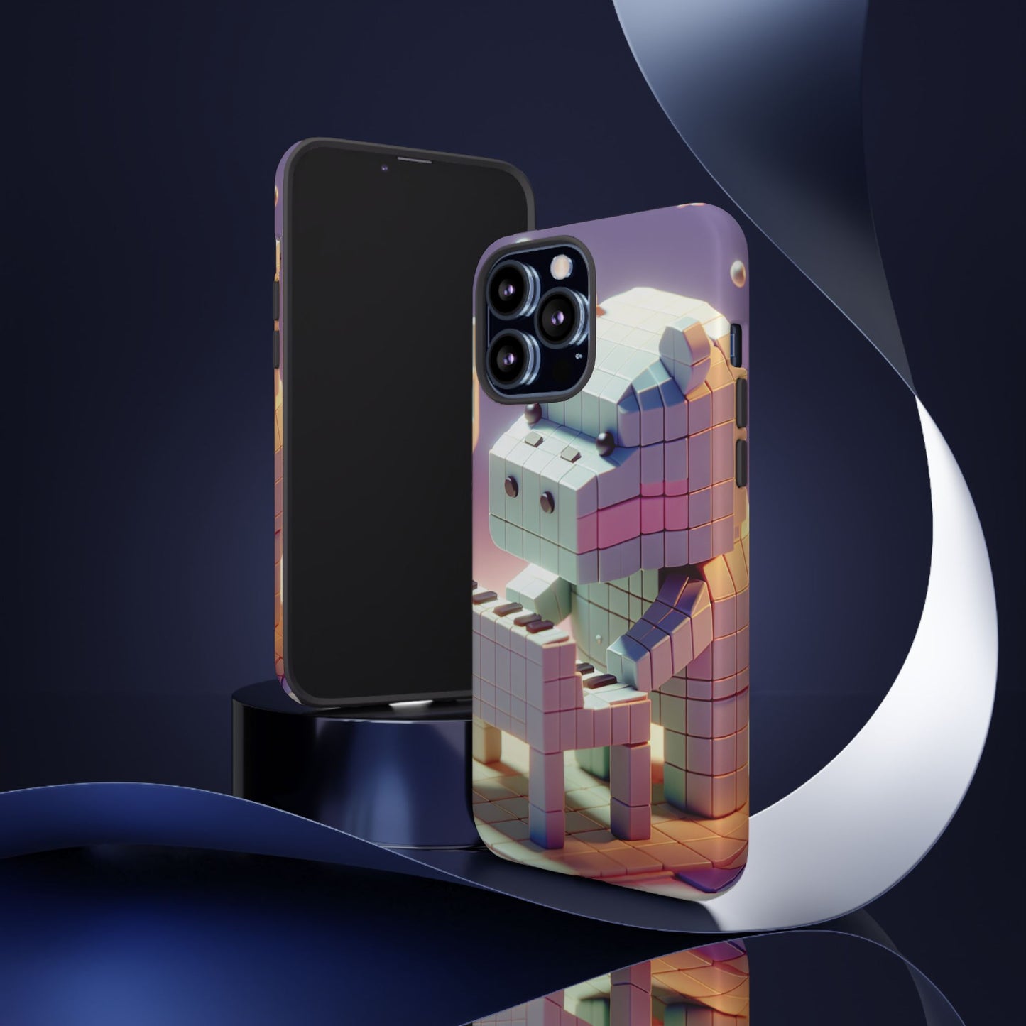 Cube Piano Piggy Ultra-Tough Phone Case