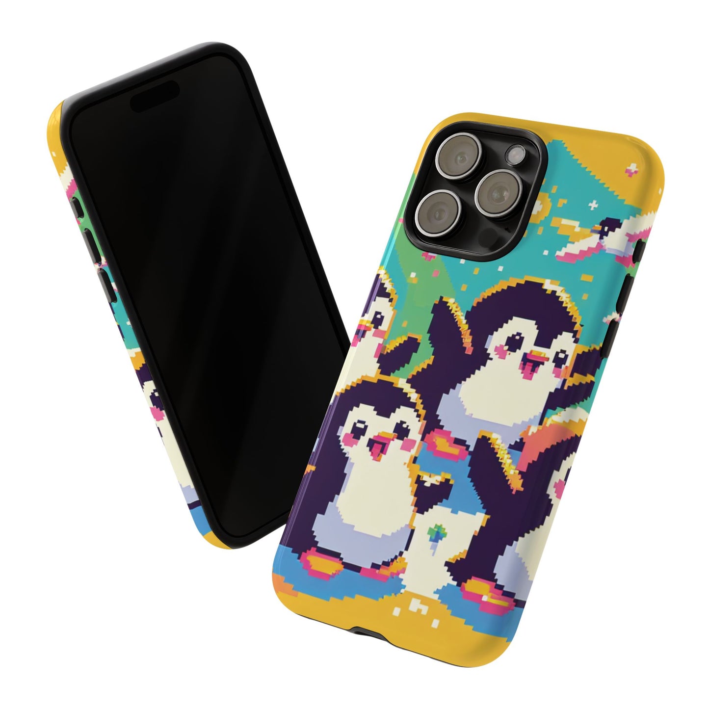 Cute Pixel Penguin Ultra-Tough Phone Case