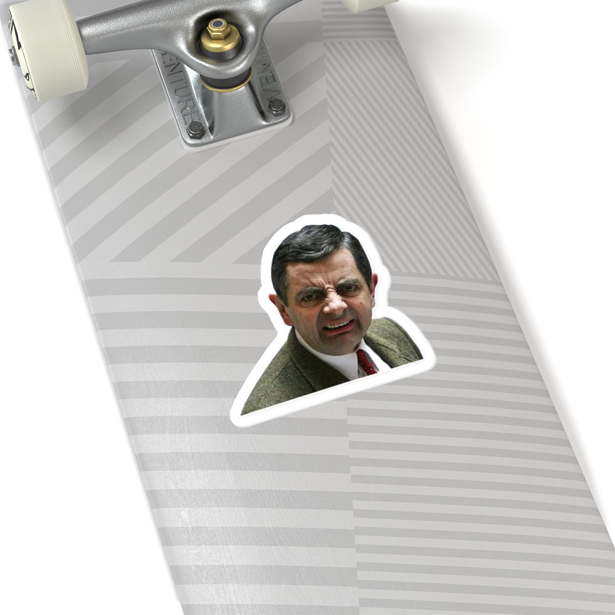 Mr. Bean Confused Meme Vinyl Sticker