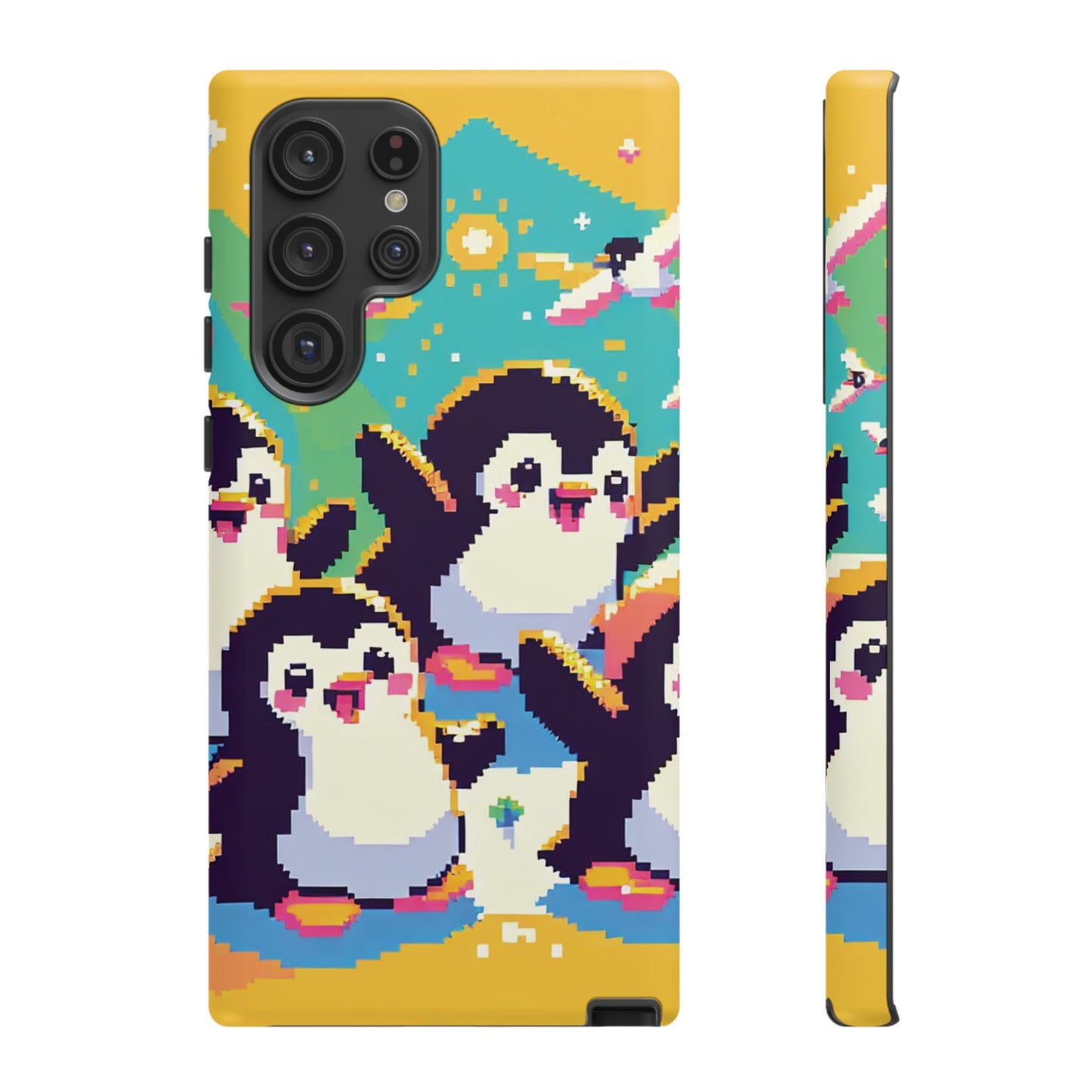 Cute Pixel Penguin Ultra-Tough Phone Case