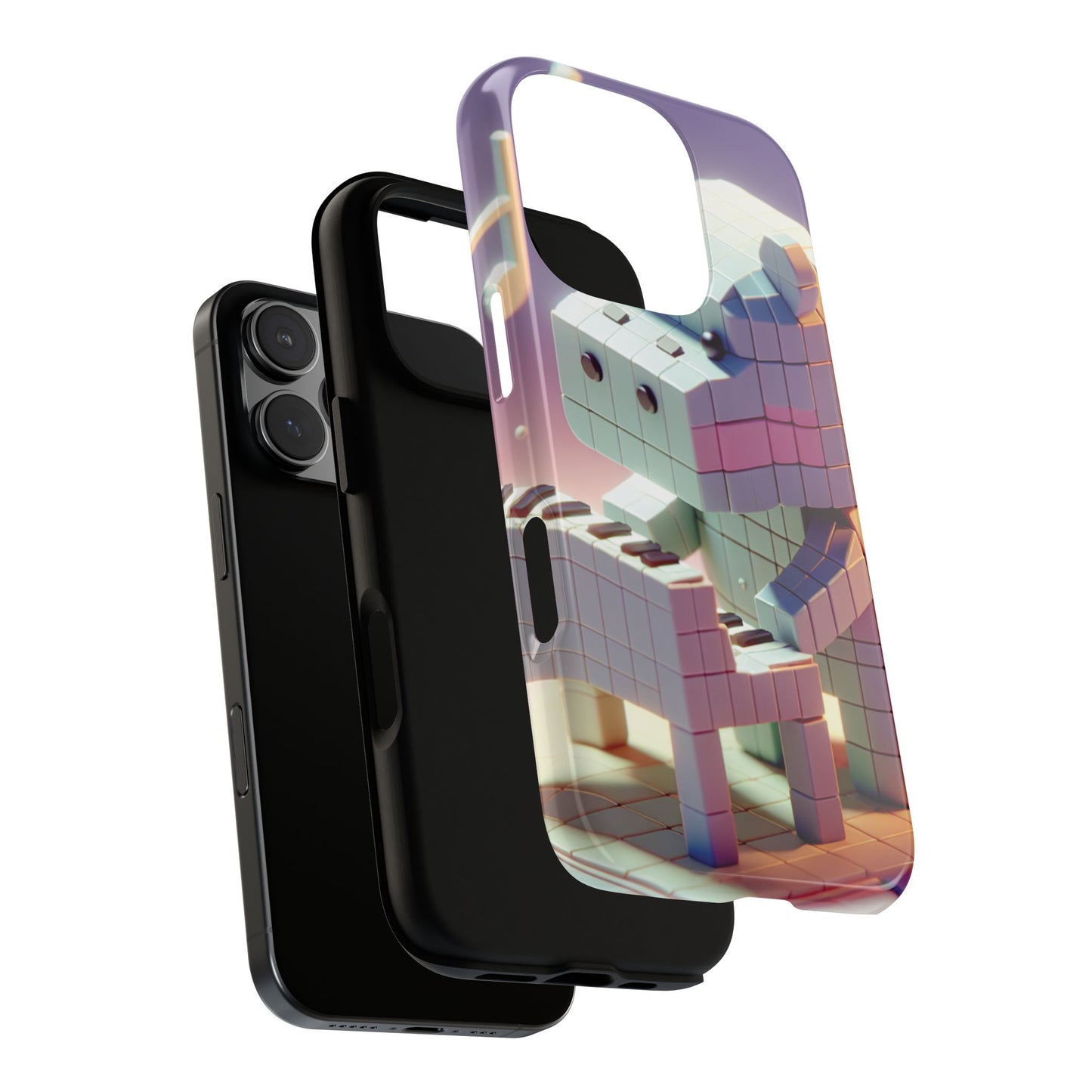 Cube Piano Piggy Ultra-Tough Phone Case