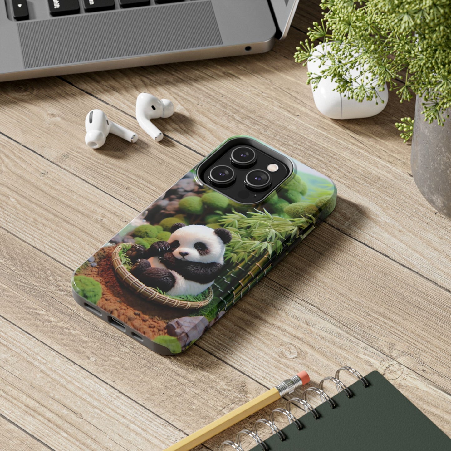 Cute Panda Ultra-Tough Phone Case