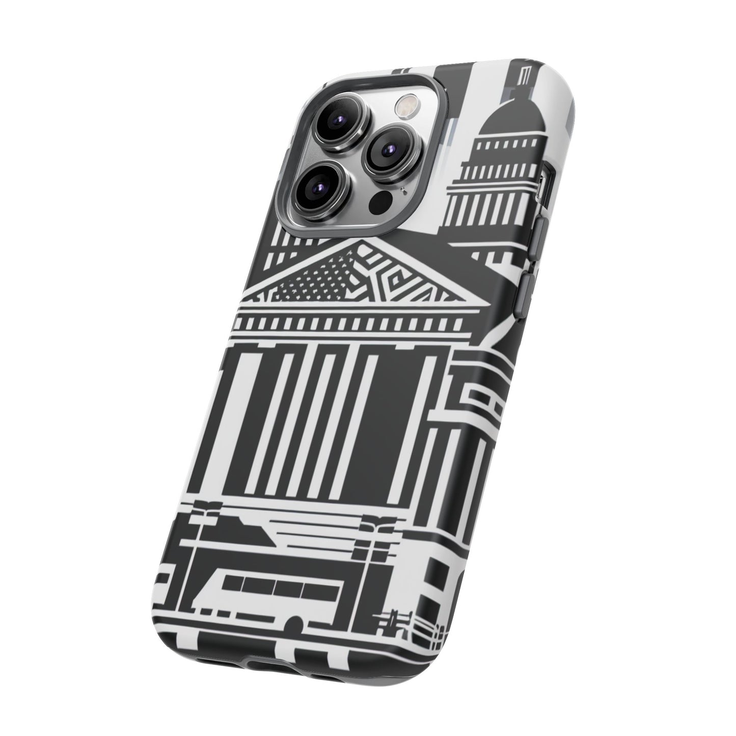 Monochrome City Buildings Ultra-Tough Phone Case