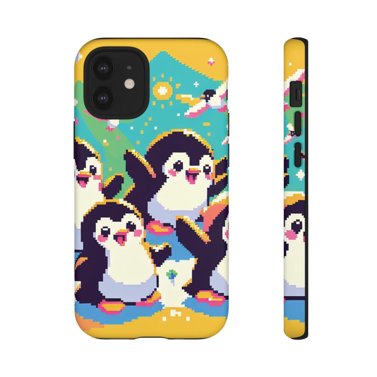 Cute Pixel Penguin Ultra-Tough Phone Case