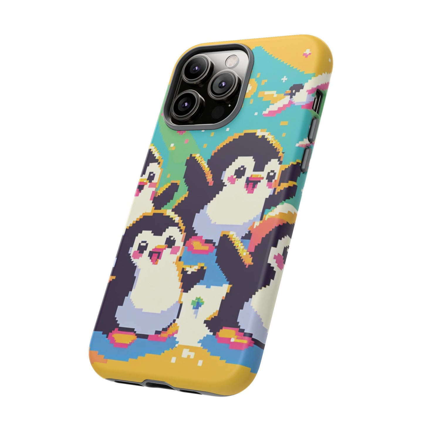 Cute Pixel Penguin Ultra-Tough Phone Case