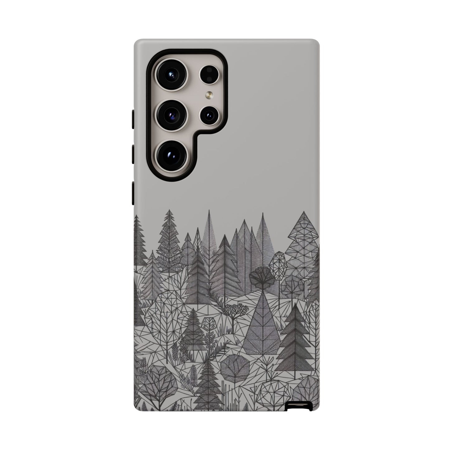 Geometric Monochrome Woodland Ultra-Tough Phone Case