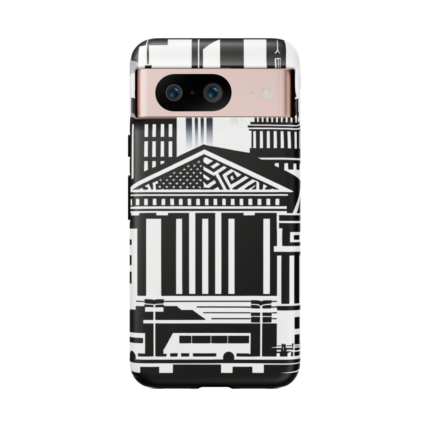 Monochrome City Buildings Ultra-Tough Phone Case