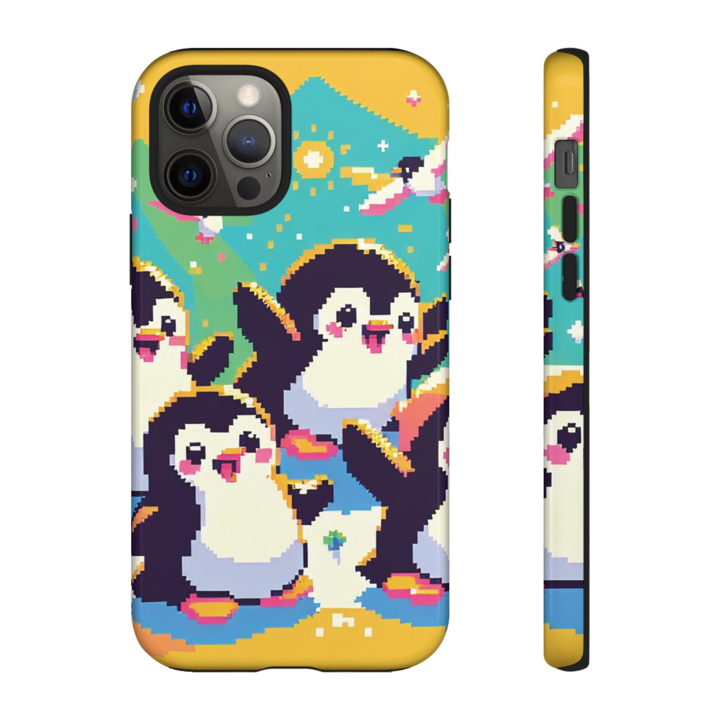 Cute Pixel Penguin Ultra-Tough Phone Case