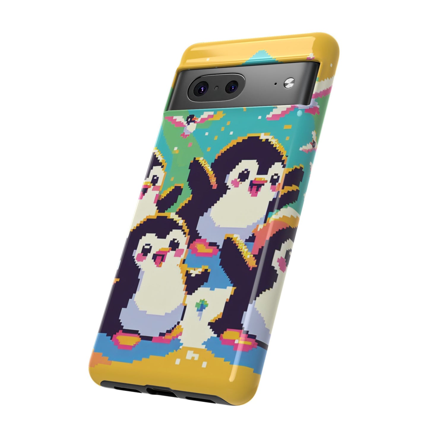 Cute Pixel Penguin Ultra-Tough Phone Case