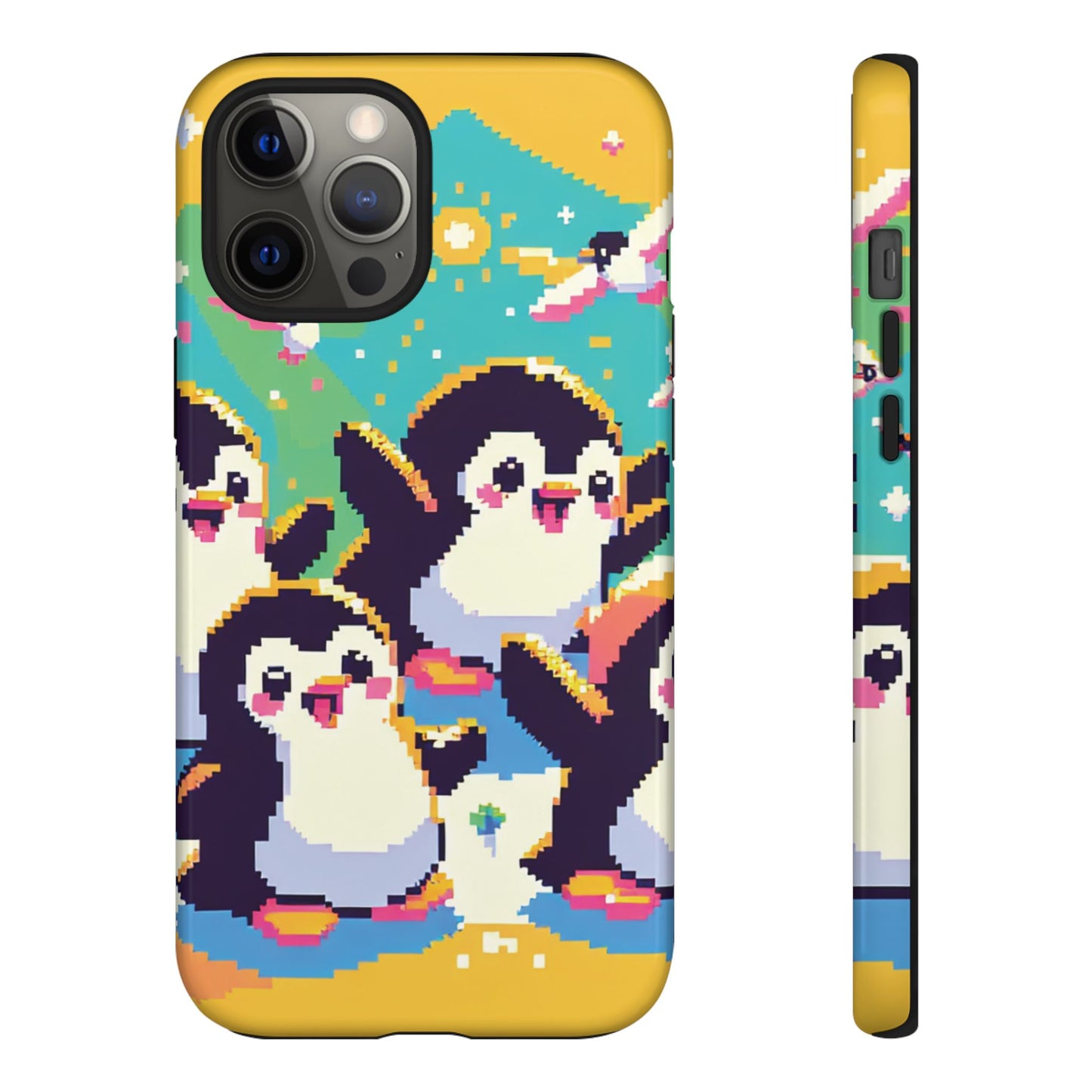 Cute Pixel Penguin Ultra-Tough Phone Case