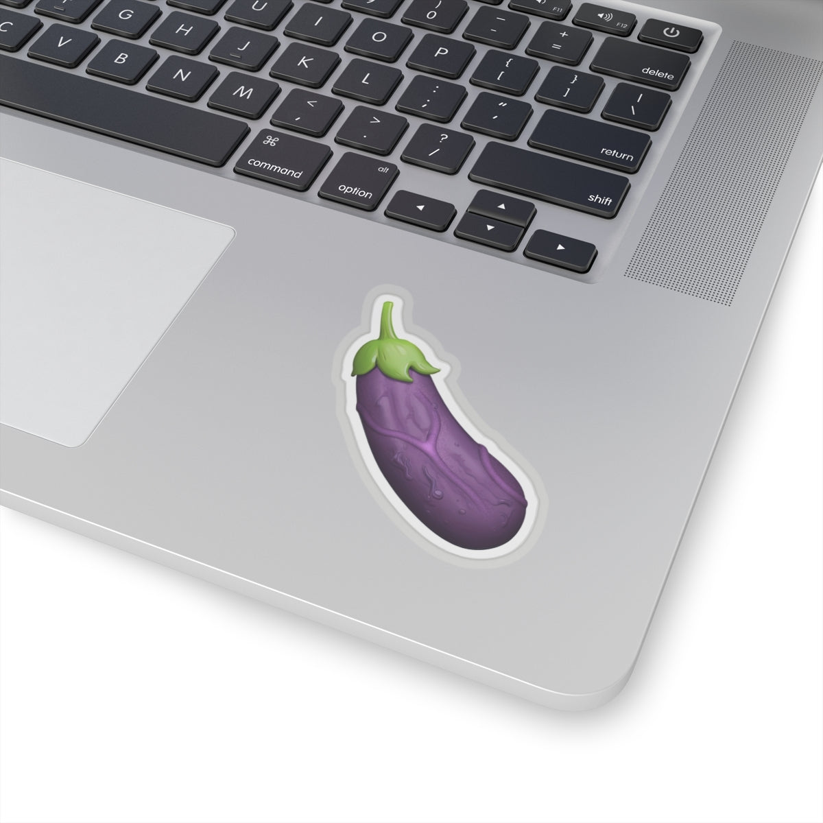 Veiny Aubergine Emoji Vinyl Sticker