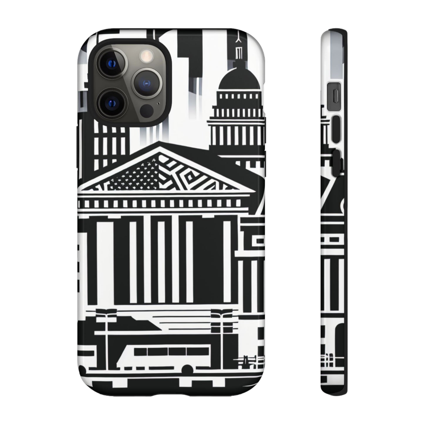 Monochrome City Buildings Ultra-Tough Phone Case