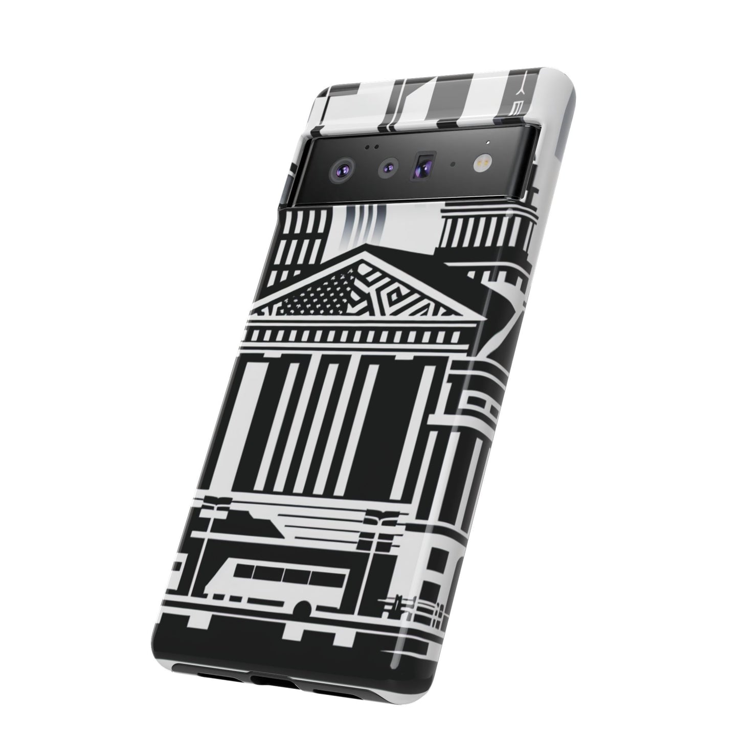 Monochrome City Buildings Ultra-Tough Phone Case