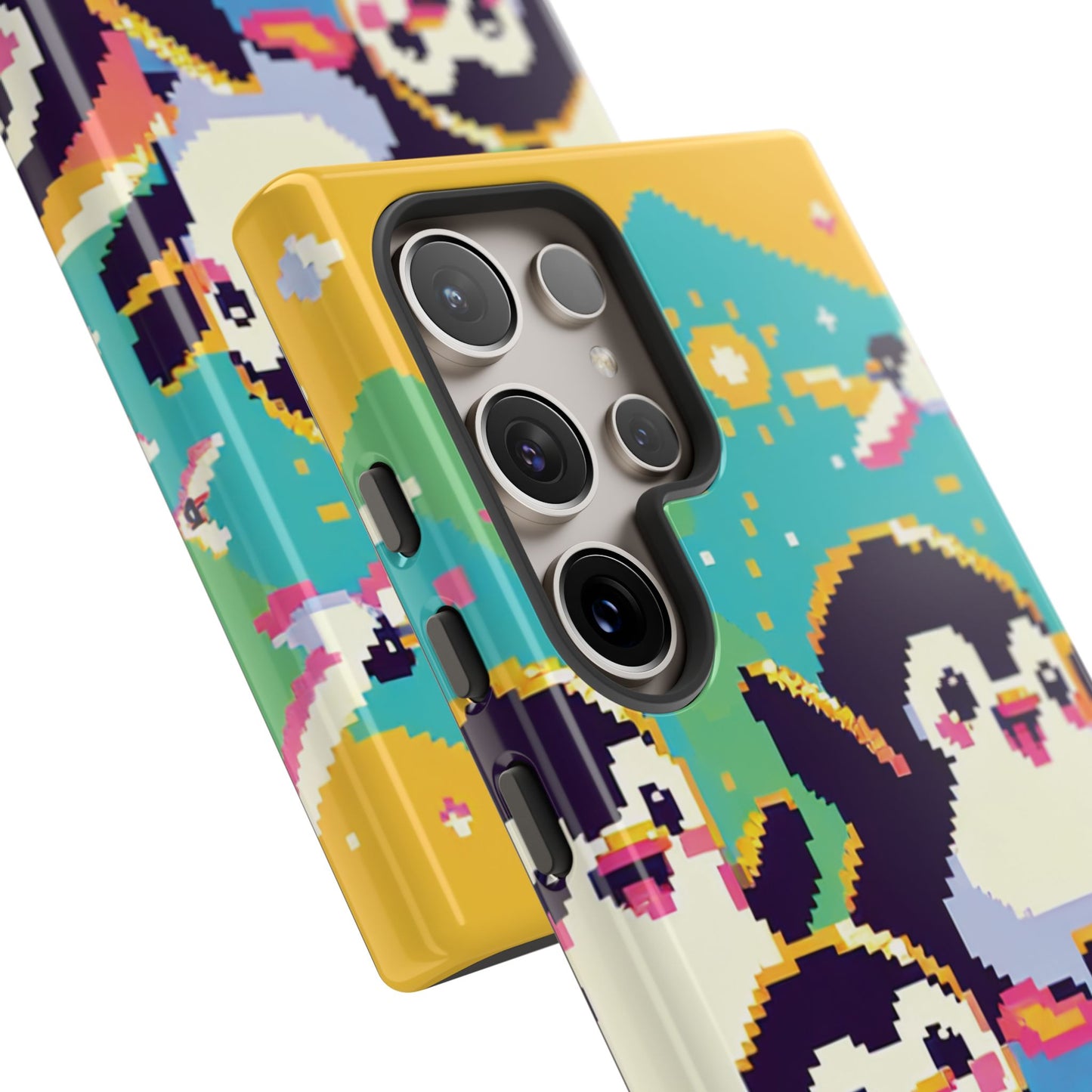 Cute Pixel Penguin Ultra-Tough Phone Case