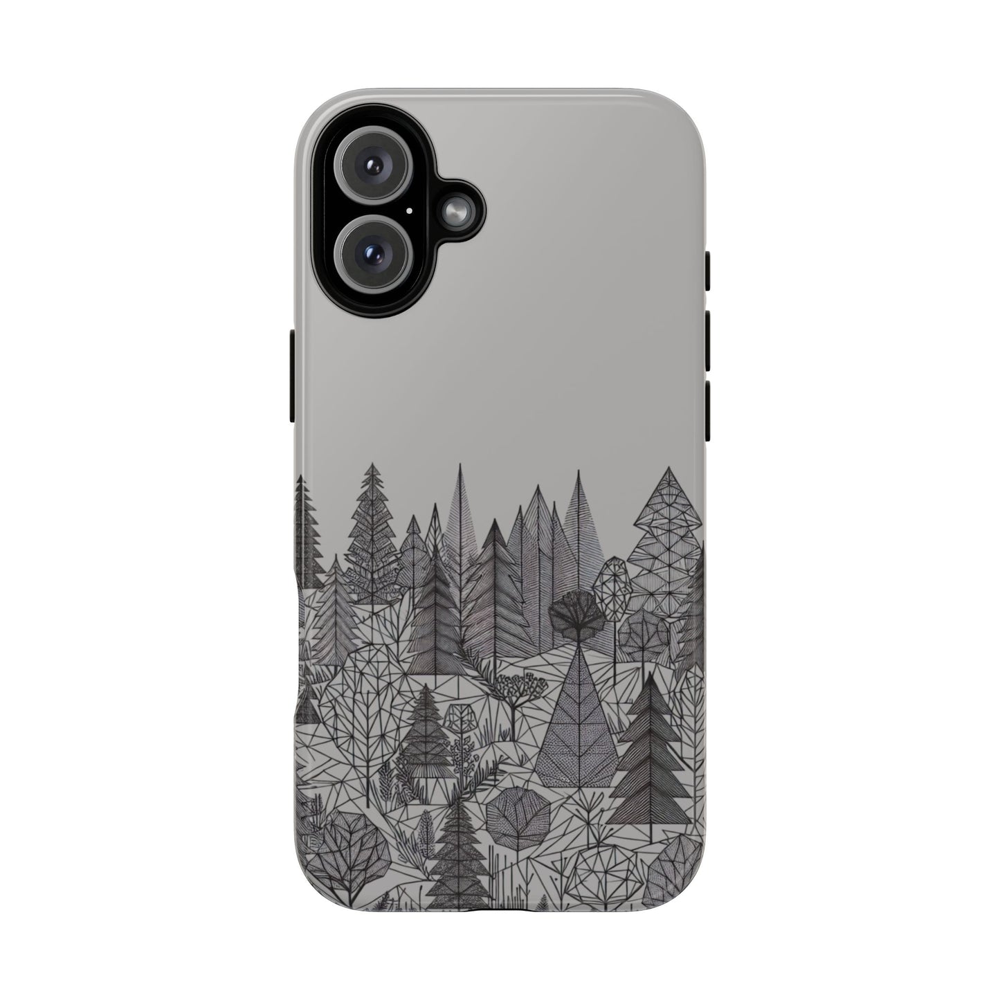 Geometric Monochrome Woodland Ultra-Tough Phone Case