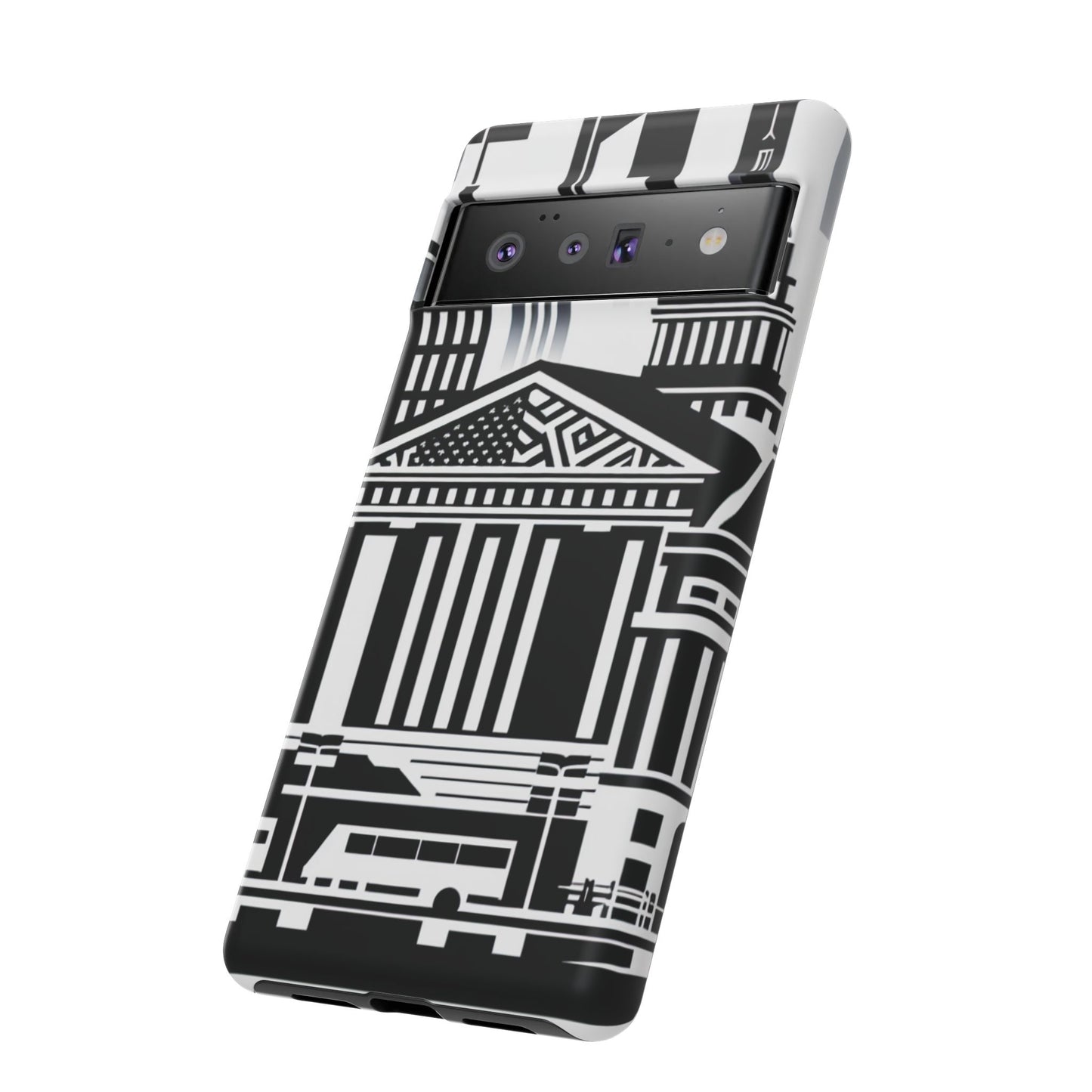 Monochrome City Buildings Ultra-Tough Phone Case