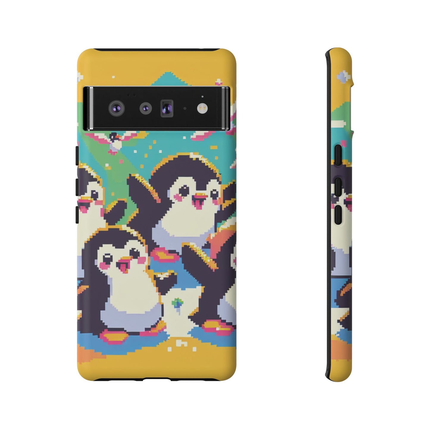 Cute Pixel Penguin Ultra-Tough Phone Case