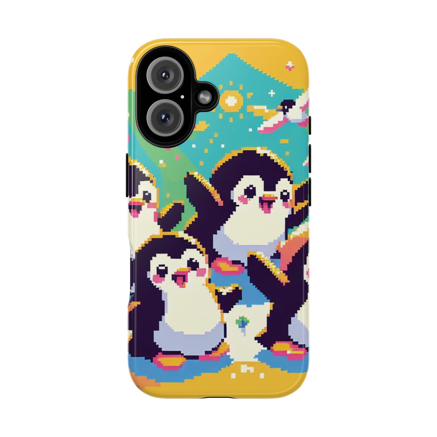 Cute Pixel Penguin Ultra-Tough Phone Case