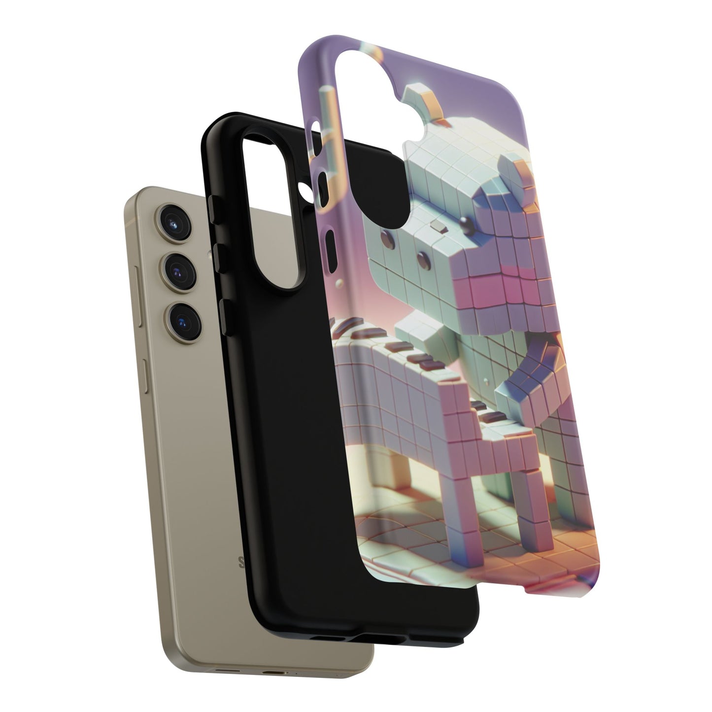 Cube Piano Piggy Ultra-Tough Phone Case