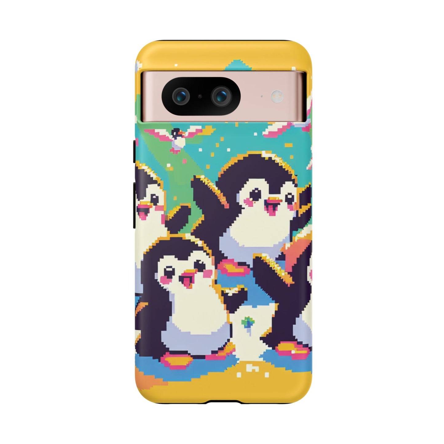 Cute Pixel Penguin Ultra-Tough Phone Case