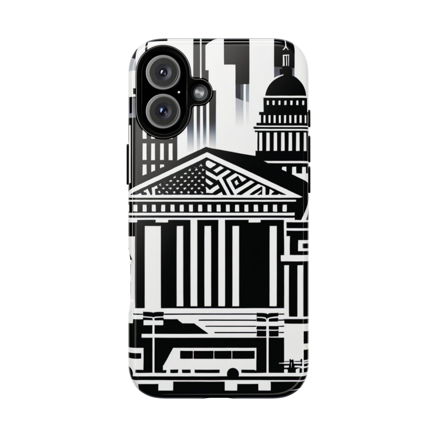 Monochrome City Buildings Ultra-Tough Phone Case