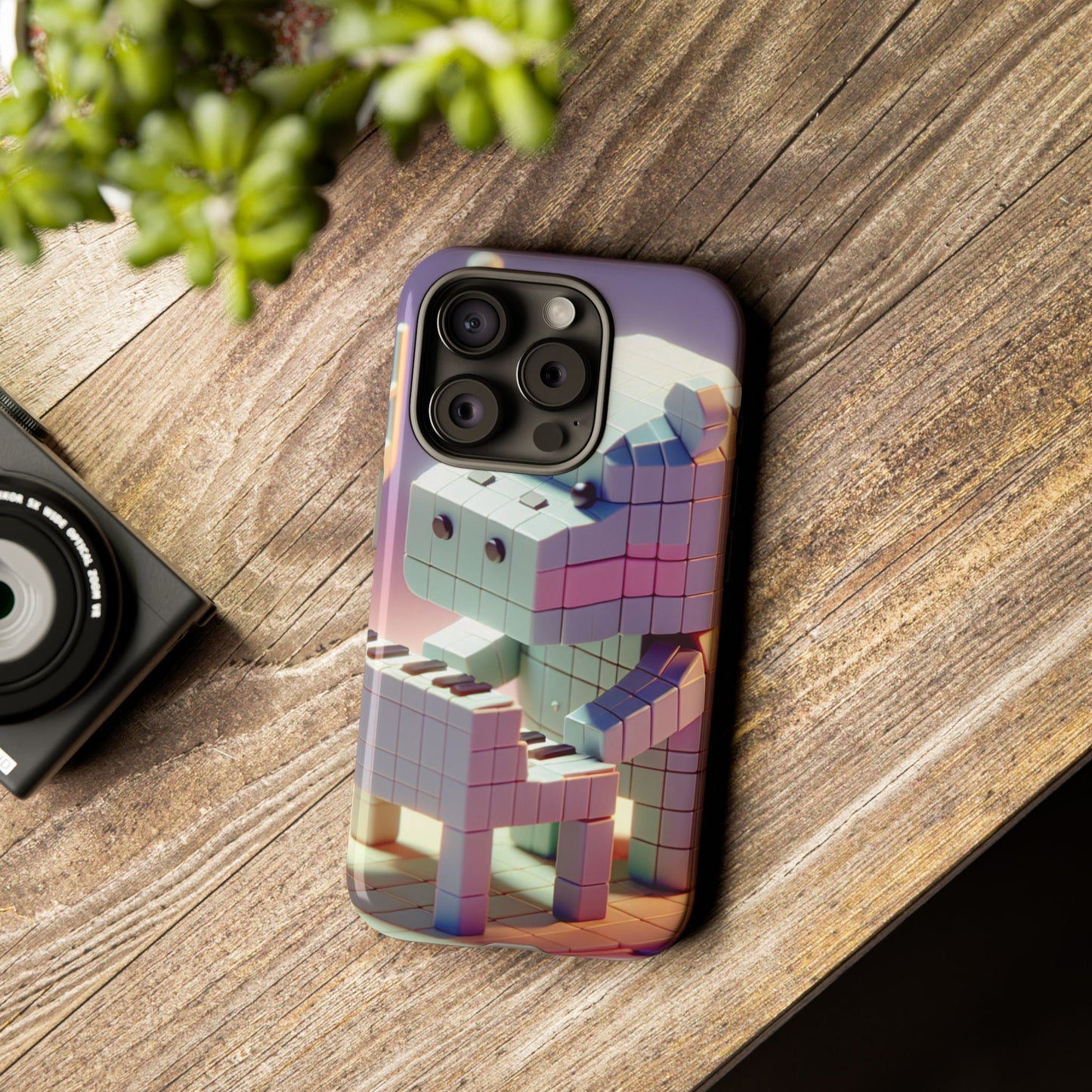 Cube Piano Piggy Ultra-Tough Phone Case