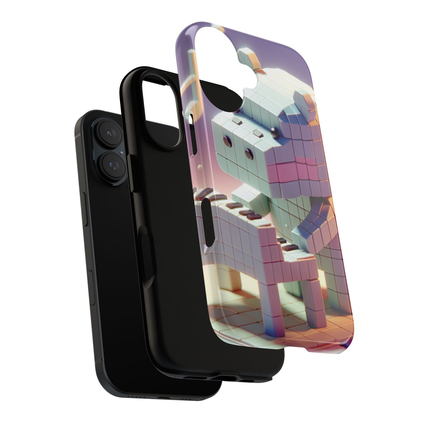 Cube Piano Piggy Ultra-Tough Phone Case