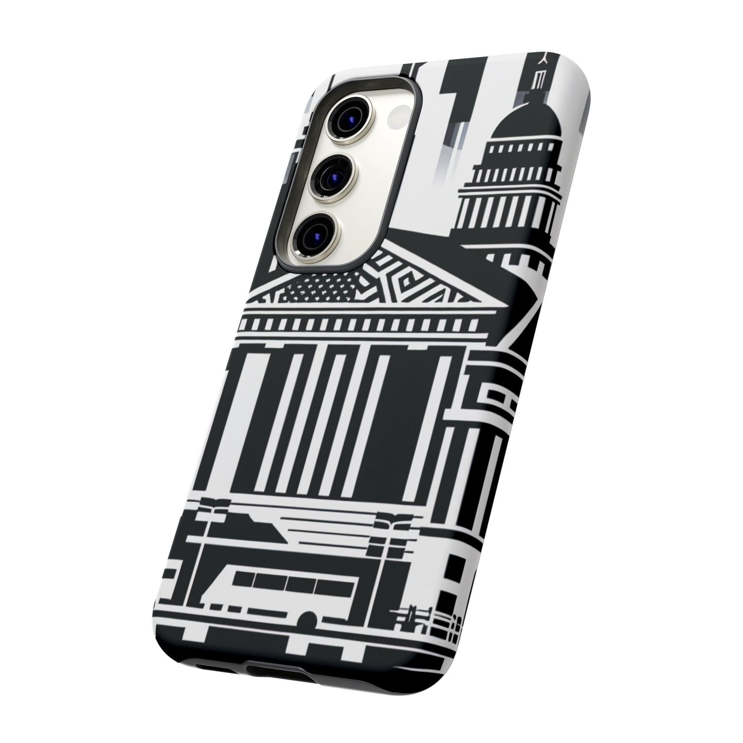 Monochrome City Buildings Ultra-Tough Phone Case