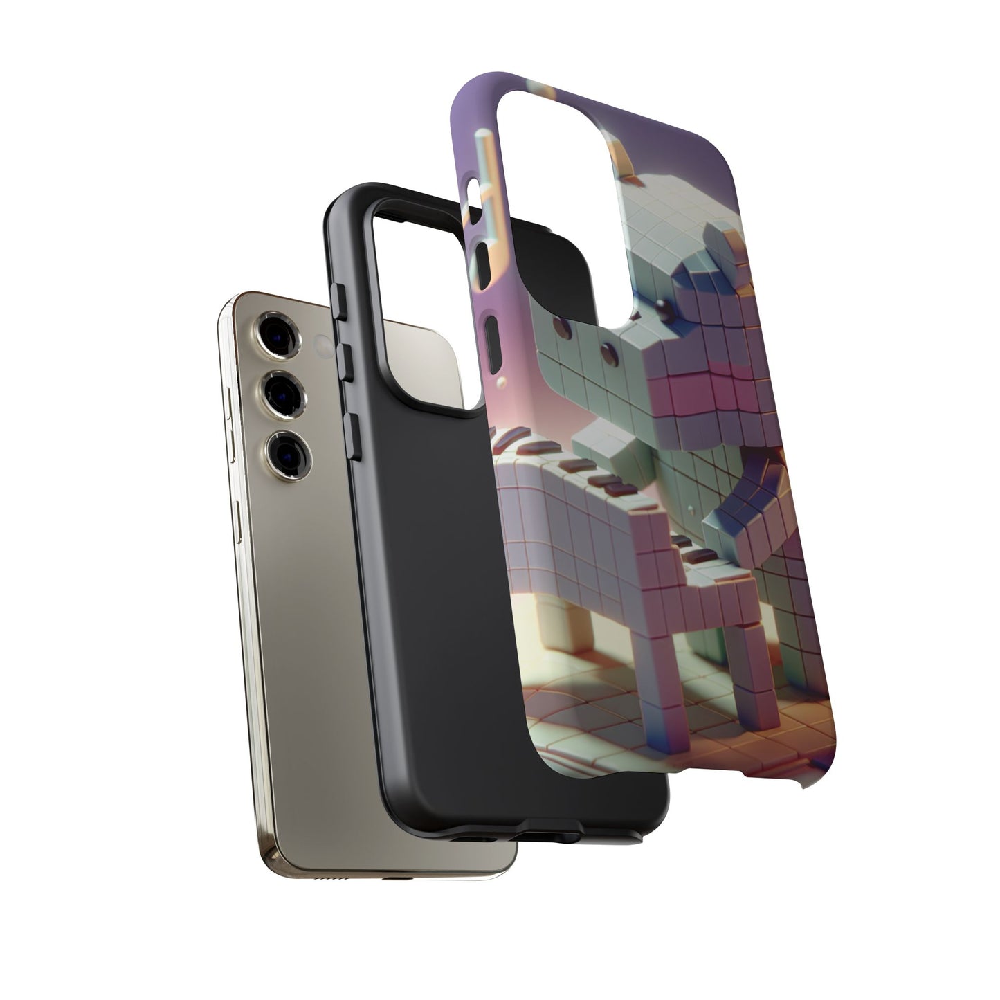 Cube Piano Piggy Ultra-Tough Phone Case