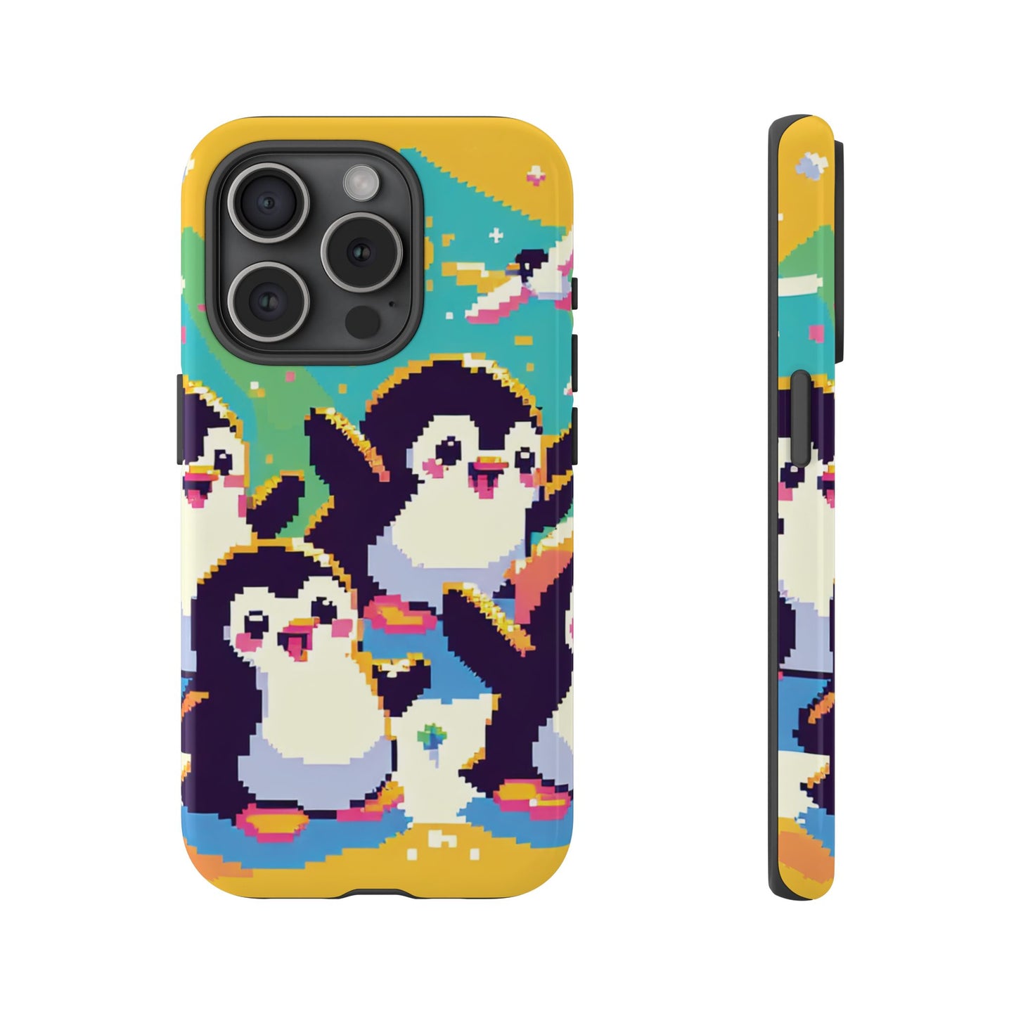 Cute Pixel Penguin Ultra-Tough Phone Case