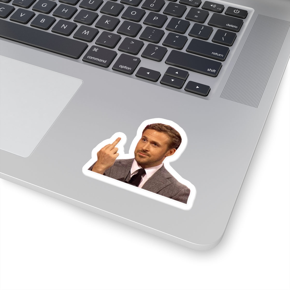 Ryan Gosling Middle Finger Meme Vinyl Sticker