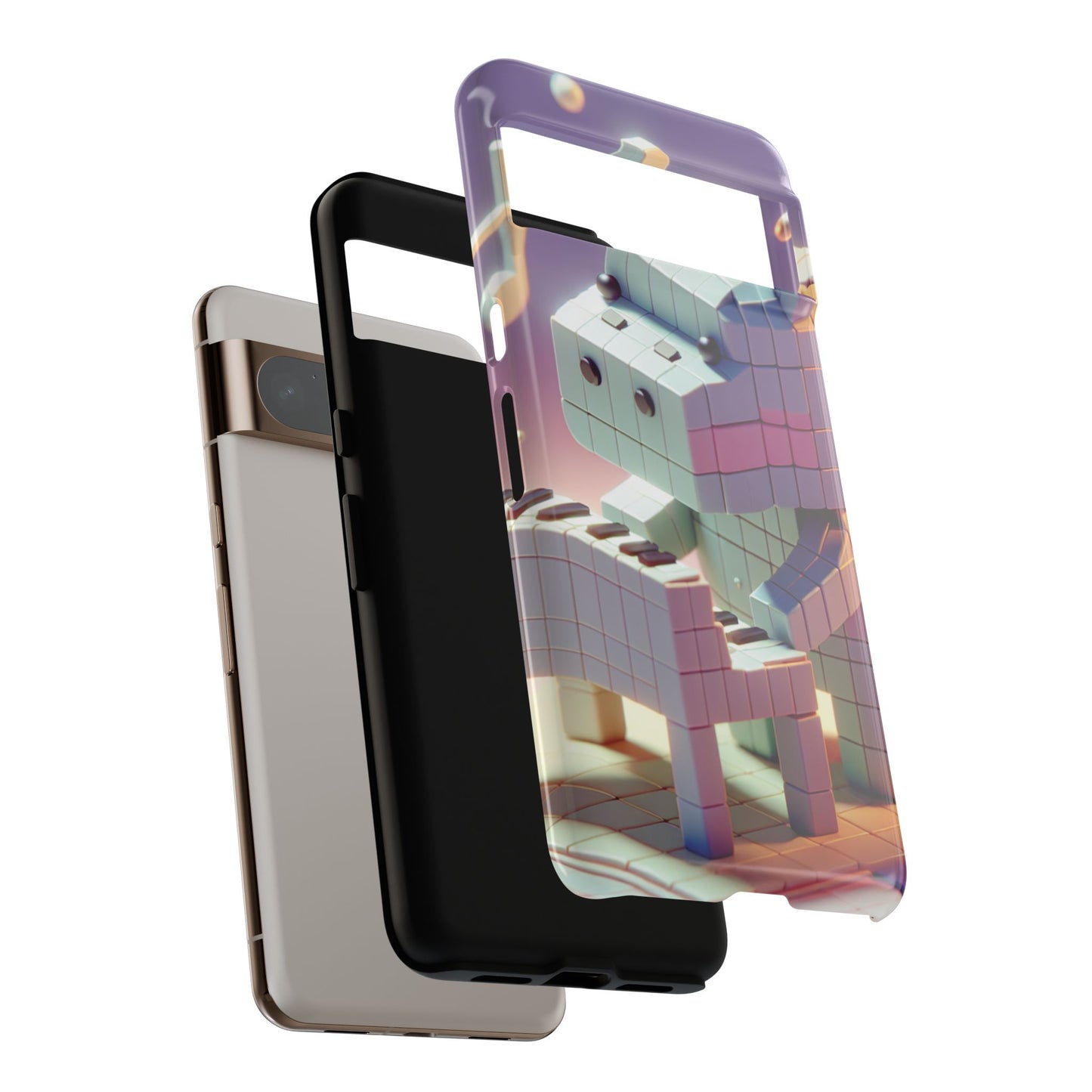 Cube Piano Piggy Ultra-Tough Phone Case