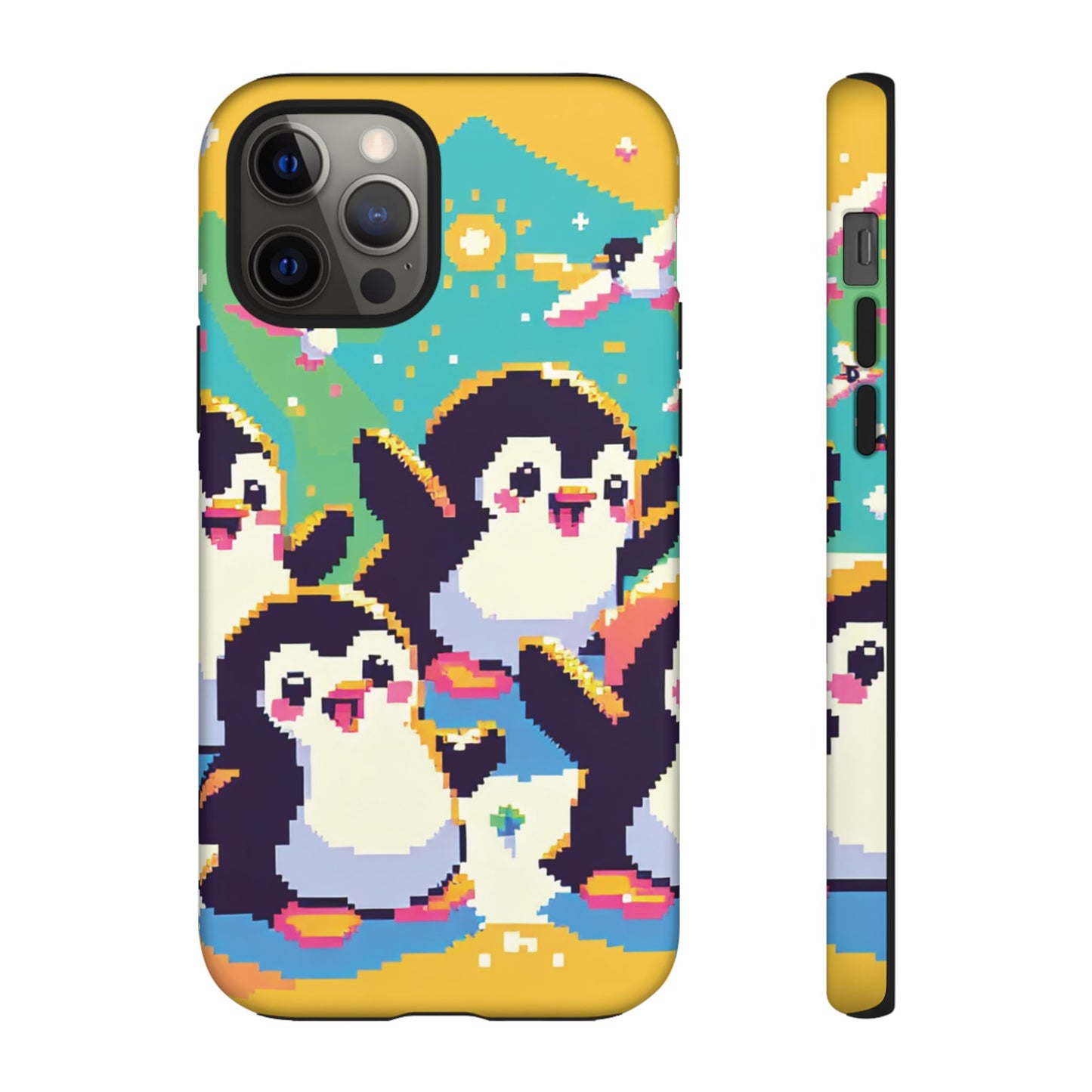 Cute Pixel Penguin Ultra-Tough Phone Case