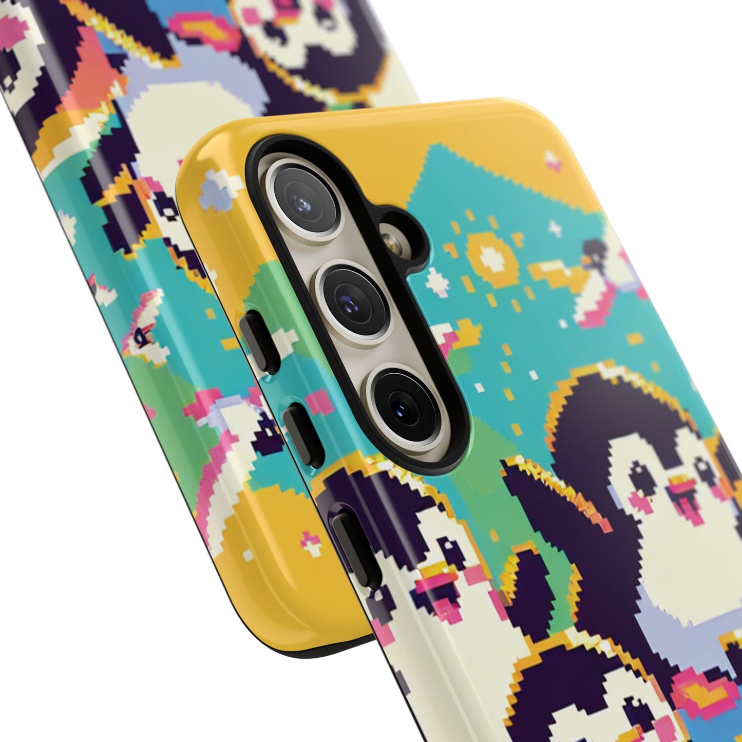 Cute Pixel Penguin Ultra-Tough Phone Case