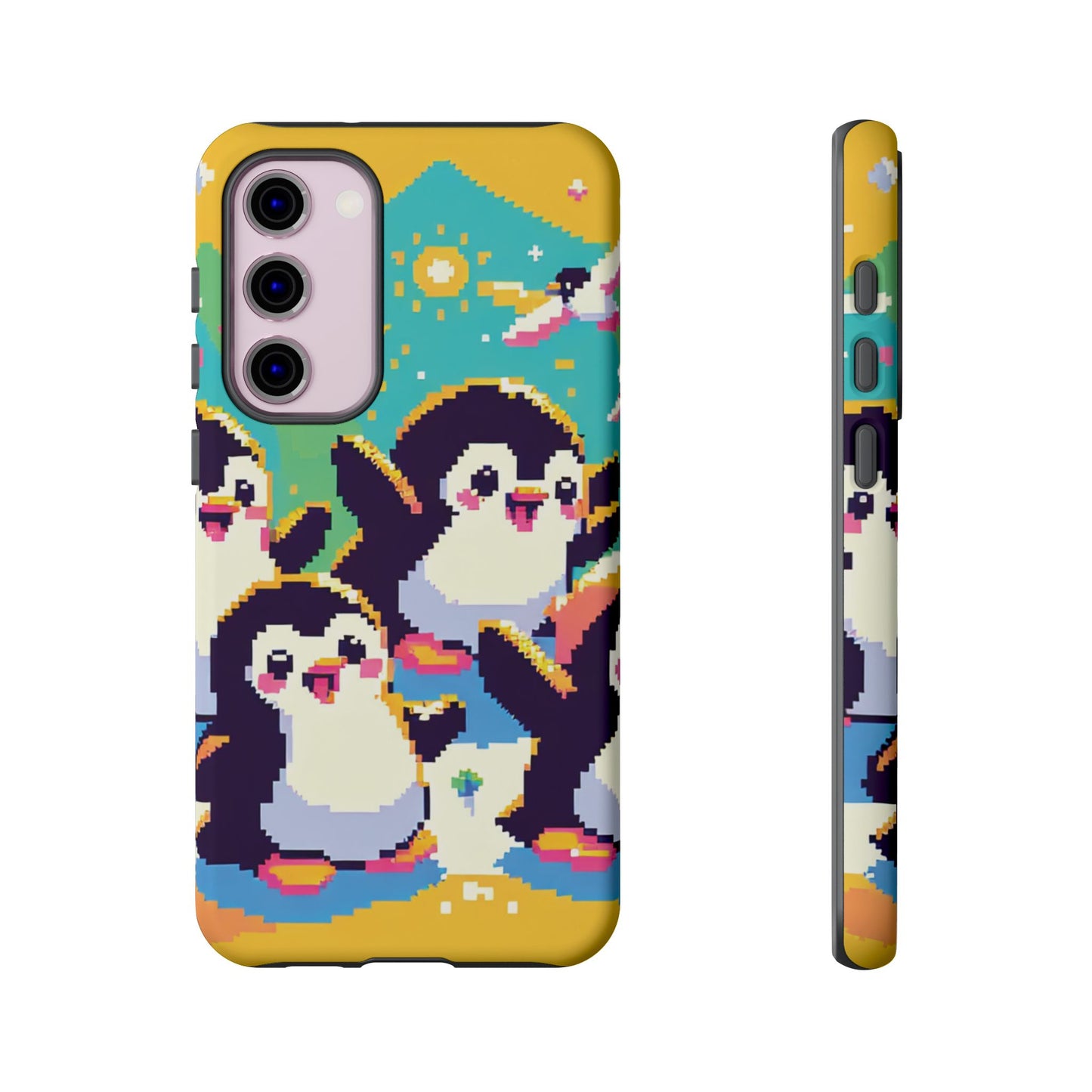 Cute Pixel Penguin Ultra-Tough Phone Case