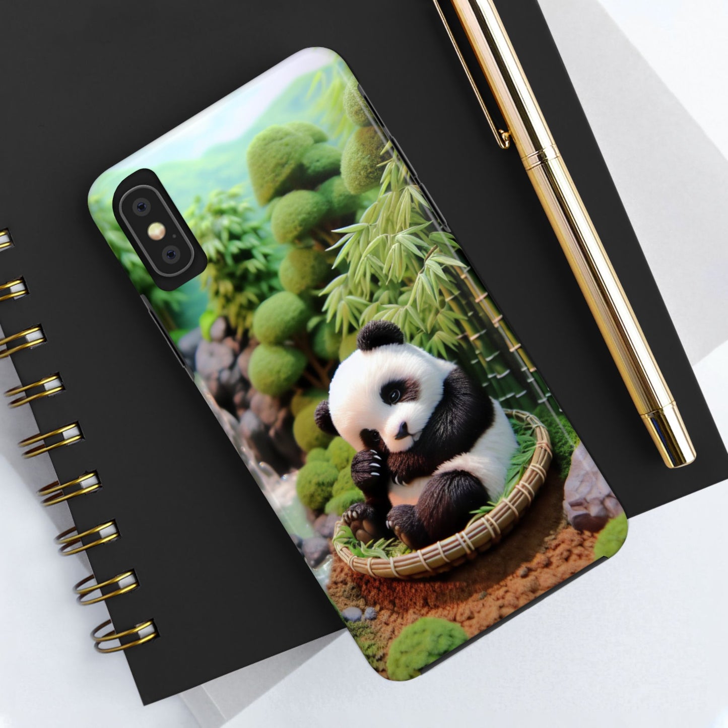 Cute Panda Ultra-Tough Phone Case