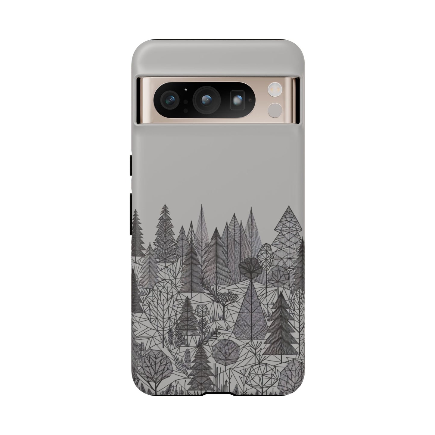 Geometric Monochrome Woodland Ultra-Tough Phone Case