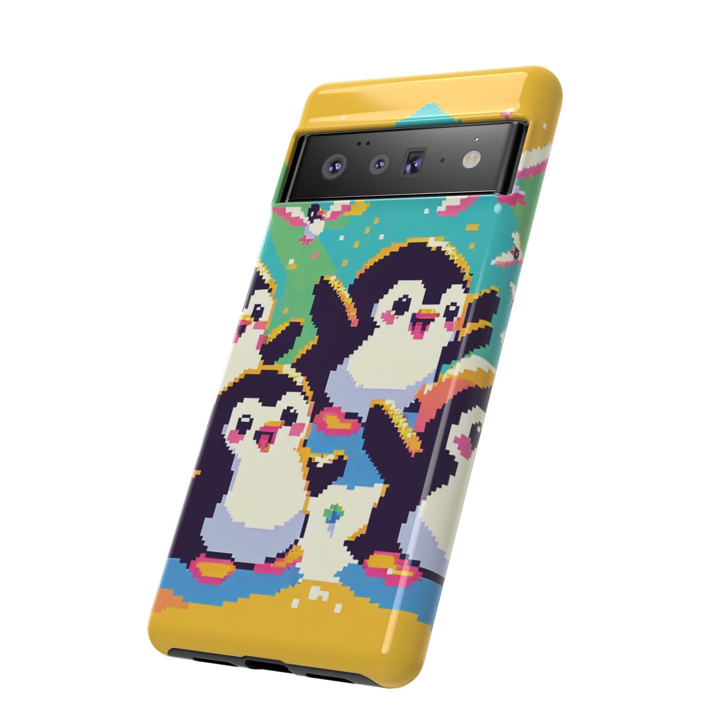 Cute Pixel Penguin Ultra-Tough Phone Case