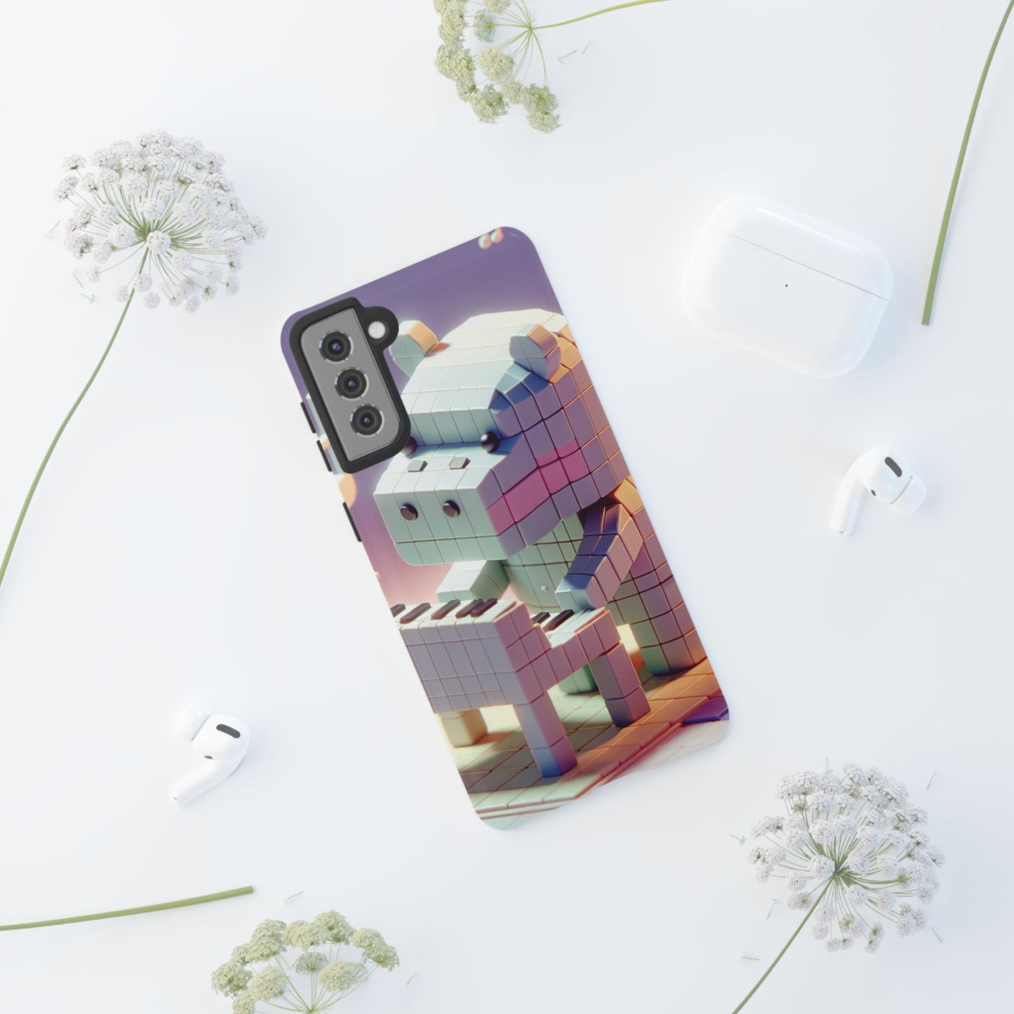 Cube Piano Piggy Ultra-Tough Phone Case