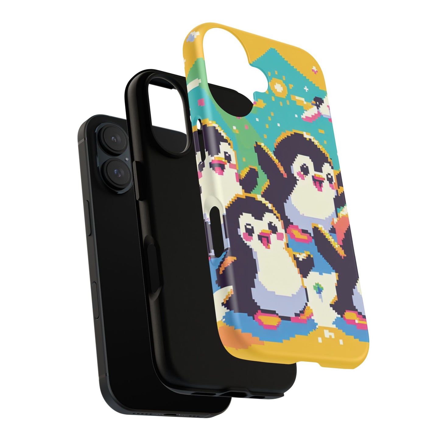 Cute Pixel Penguin Ultra-Tough Phone Case