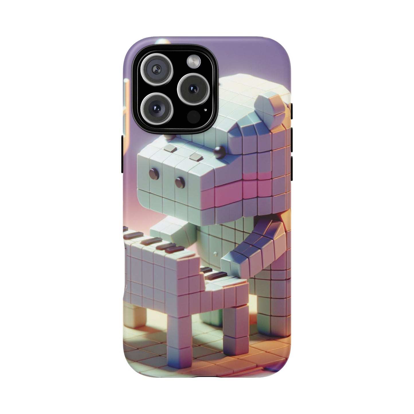 Cube Piano Piggy Ultra-Tough Phone Case