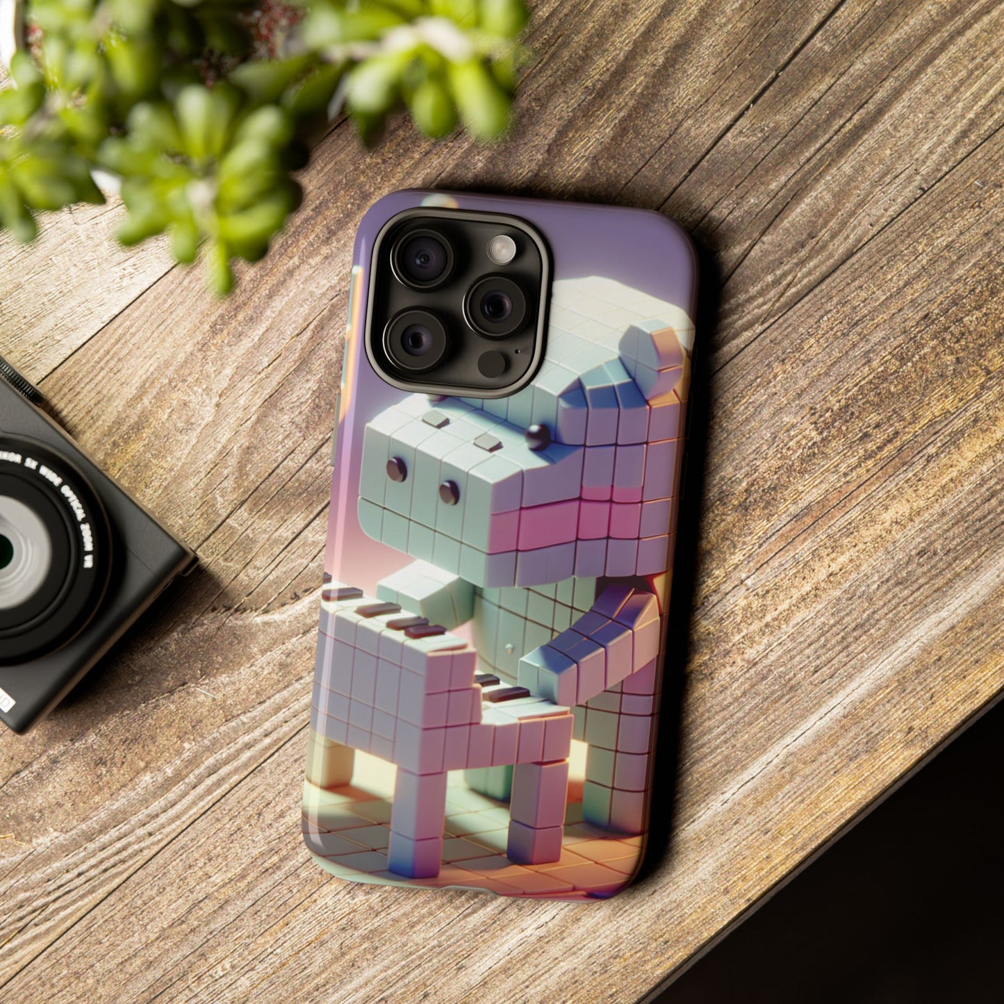 Cube Piano Piggy Ultra-Tough Phone Case