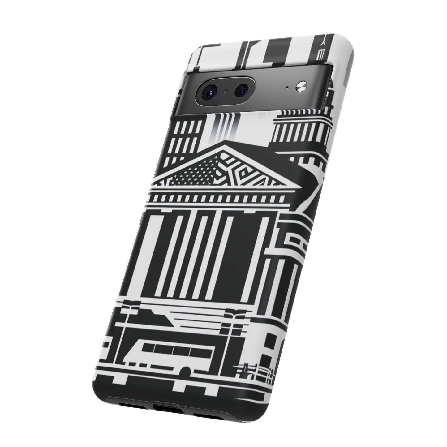 Monochrome City Buildings Ultra-Tough Phone Case