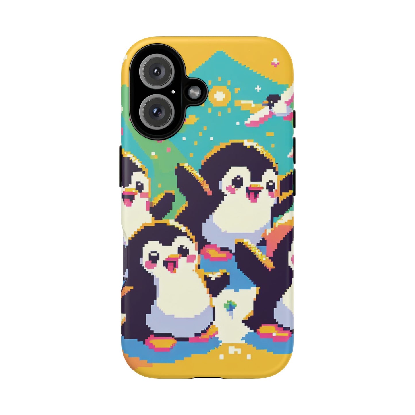 Cute Pixel Penguin Ultra-Tough Phone Case