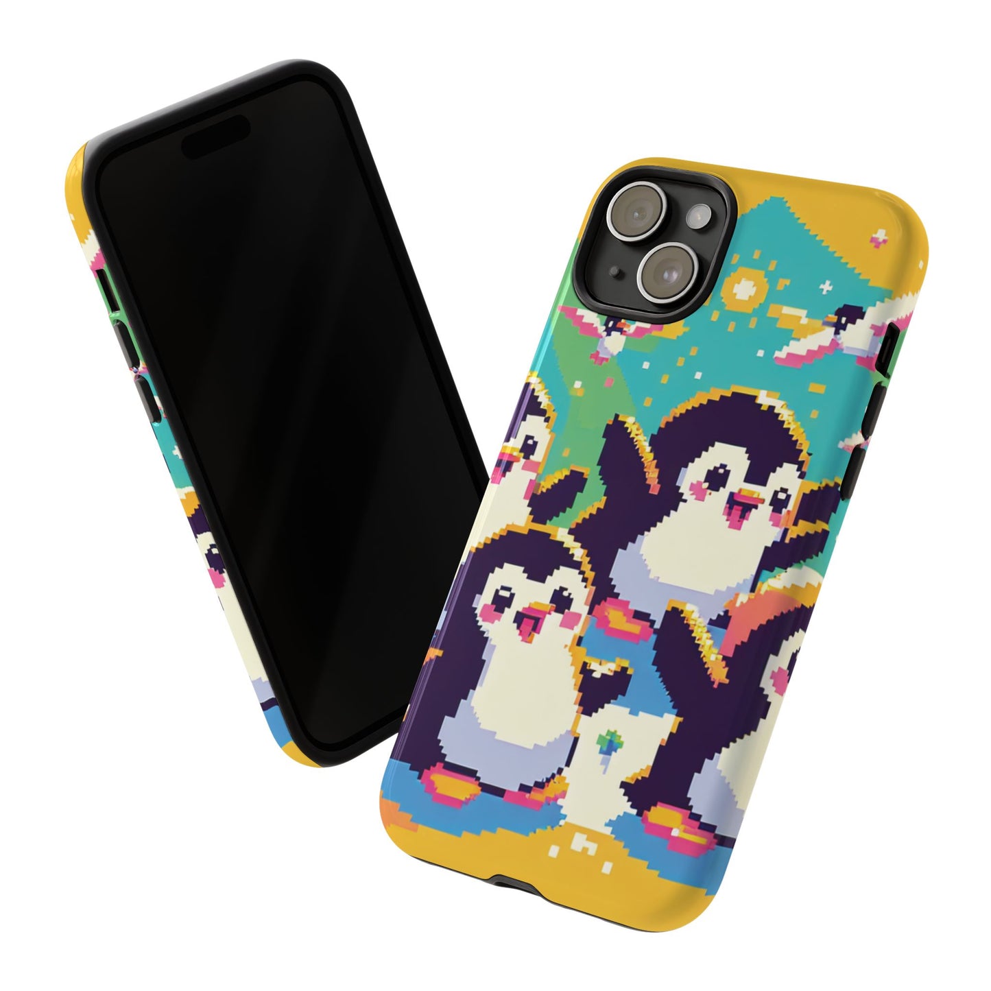 Cute Pixel Penguin Ultra-Tough Phone Case