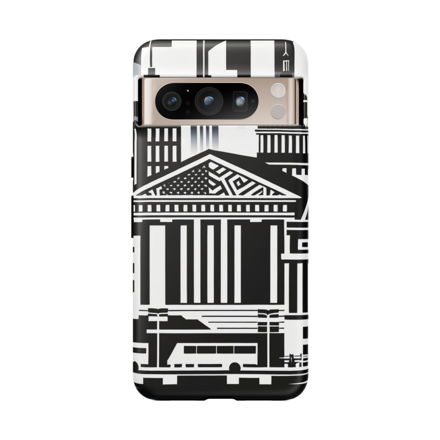 Monochrome City Buildings Ultra-Tough Phone Case