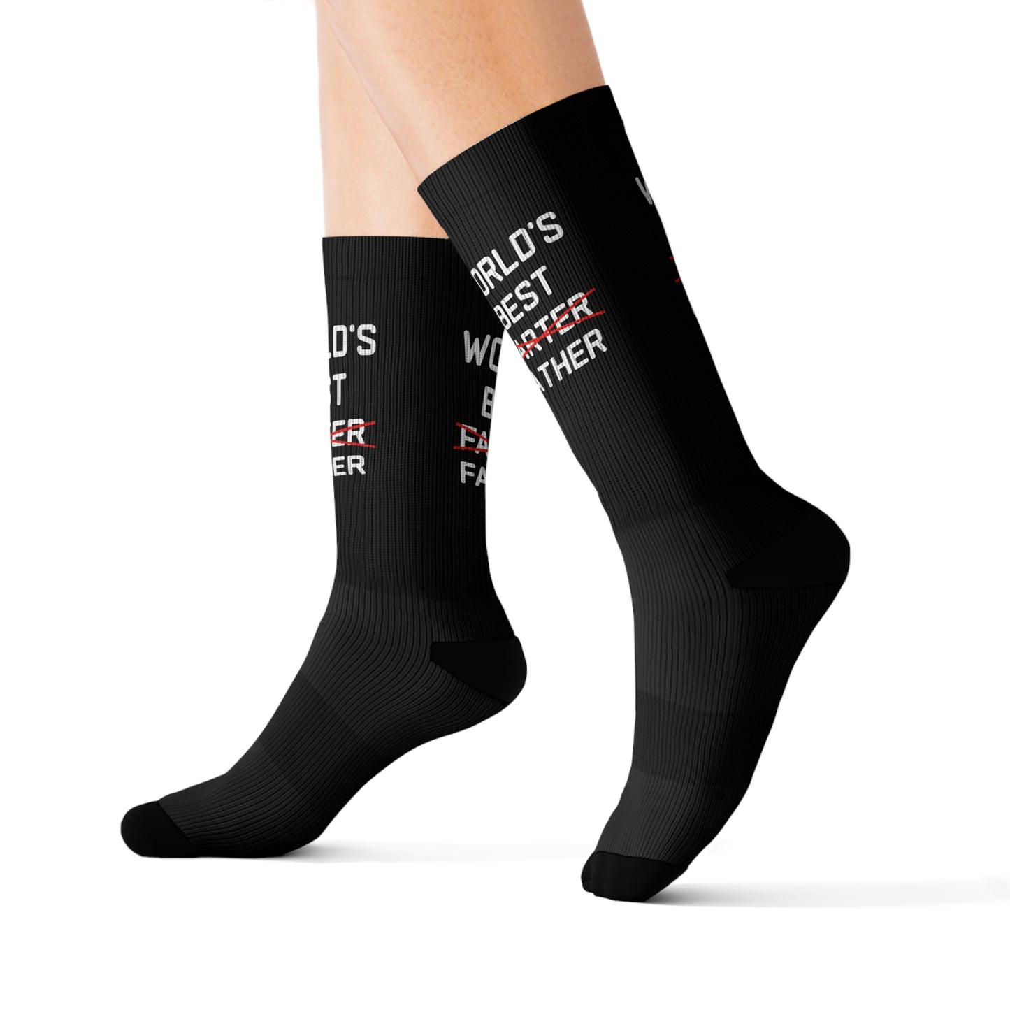 Funny "World's Best Farter" Print Socks