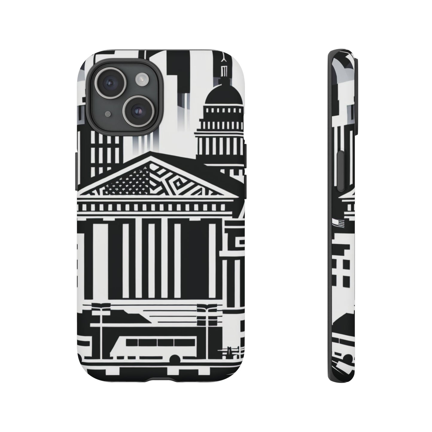 Monochrome City Buildings Ultra-Tough Phone Case